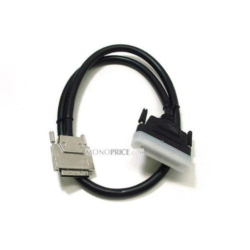 Monoprice 0.8 mm/HPDB68M VHDCI 0.8mm SCSI Cable - 6ft, Offset Assy Type