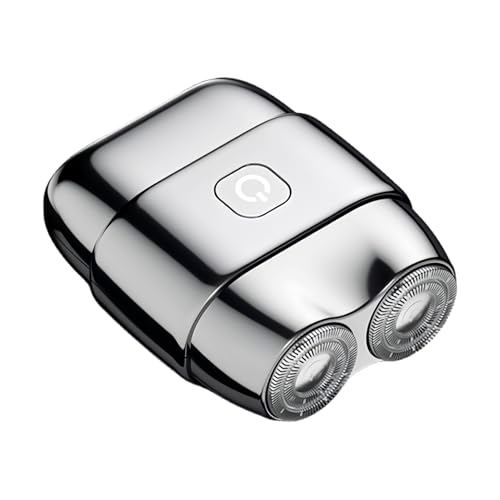 Maquinilla De Afeitar Rotatoria,Máquinas De Afeitar Eléctricas Para Hombre - Cabezal Rotatorio Doble Uso Húmedo Y Ligera | Para Afeitado Facial Barba Viajes y Cuidado
