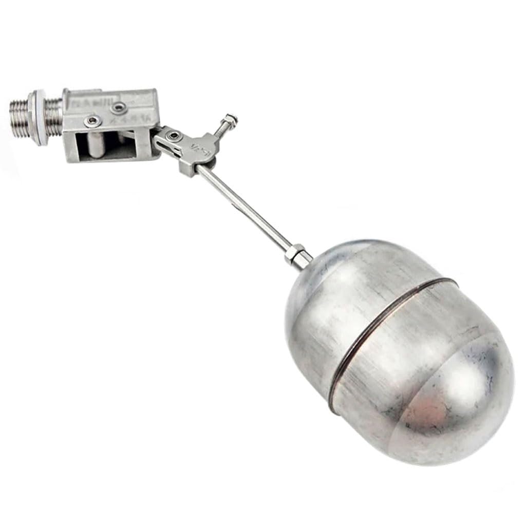 Bwrctobew One Color High Temperature Resistant Dn15 Water Tank Float Valve - 304 Stainless Steel Ball Float Valve For Water Level Control