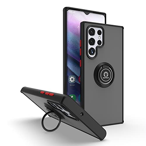 Compatible with Samsung Galaxy S20 Ultra Bracket Phone Case,Compatible with Samsung Galaxy S11 Plus / S11+ [Car Mount Magnetic Stand] [PC+TPU] Anti-Drop BR