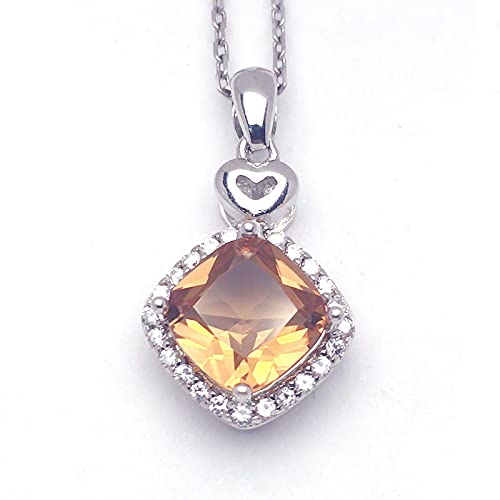 Pendentif zultanite en argent 925 avec pierre taille coussin élégante