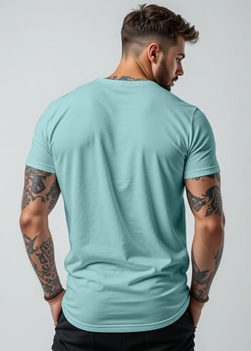 Image of Peppyzone Men's Regular Fit Gym Workout T Shirt for Men