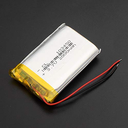 Styleart Batterie au Lithium polymère 3.7 V 2000 Mah Li-po Li-polymère MP5 GPS Cellules de Haut-Parleur Bluetooth Batterie de Lampe Solaire 1piece