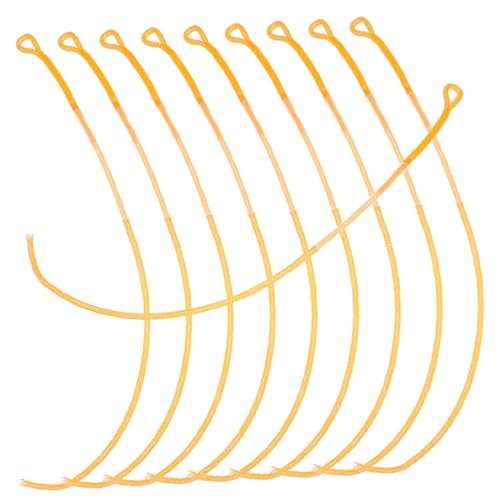 GANAZONO 10pcs High Strength Fly 30lb Braided Wire for Saltwater Core Reusable Sturdy for Perch Pike