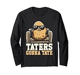 Photo Gallery taters gonna tate - divertente retro patate gonna potate pun maglia a manica Photo Gallery taters gonna tate - divertente retro patate gonna potate pun maglia a manica