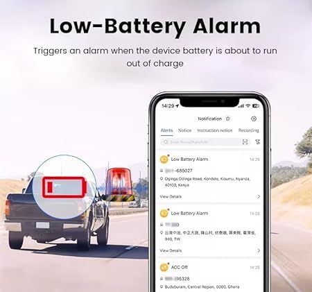 Localizador GPS para Coche sin Canon Sim - Localizador Profesional de Larga Duración - Sim Anónima Activa por 1 Año - Localizador Antirrobo para Coche y Moto, Agencia Investigativa (W15)