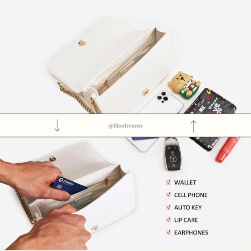 Like Dreams Mini Bow Purses for Women | Vegan Leather Cute Bow Purse | Elegant Crossbody Small Handbags for Women4