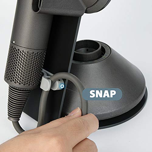 Outamateur Hair Dryer Stand Holder for Dyson, Bathroom Hair Dryer Organizer Stand for Dyson Supersonic Hair Dryer and Accessories, for All Dyson Models - Thumbnail 3