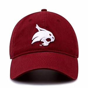 The Game NCAA Adult Relaxed Fit Logo Hat – Embroidered Logo – 100% Cotton – Elevate Your Style and Show Your Team Spirit (Texas State Bobcats – Red, Adult Adjustable)
