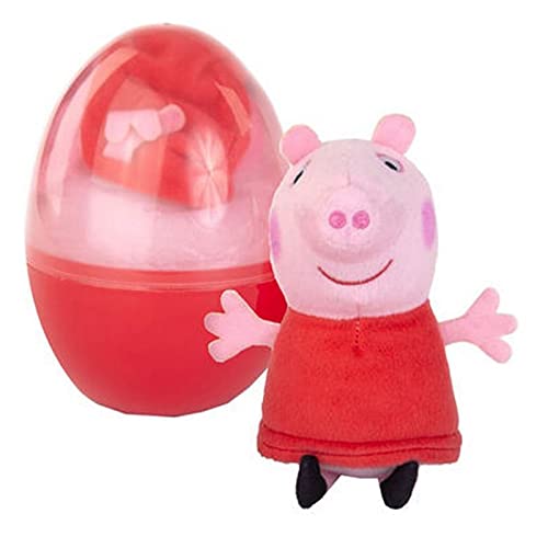 Peppa Pig pluche figuur DIY in XL paasei met chocolade paasgeschenk (Peppa Wutz) - Image 3