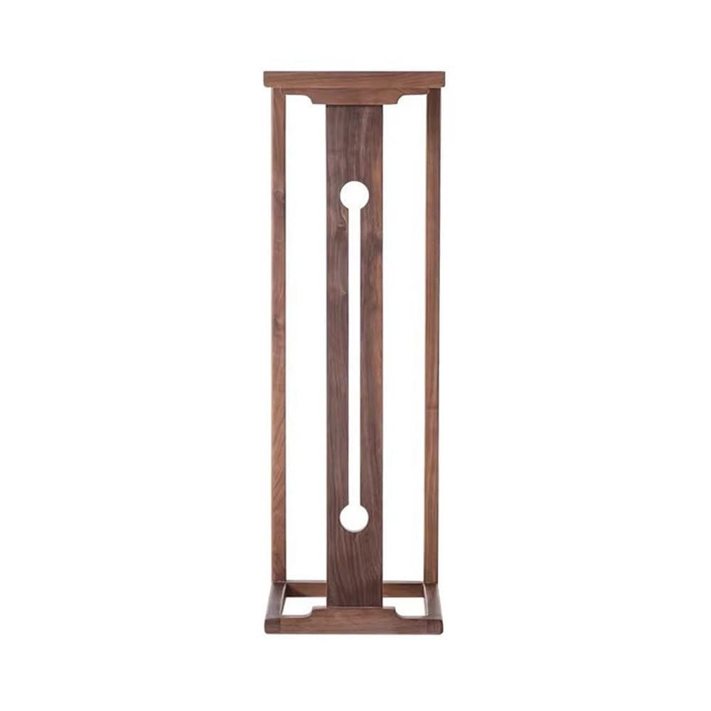 ZENY896V Home Black Walnut Floor Standing Flower Rack, for Indoor Household Bonsai Stand Decor