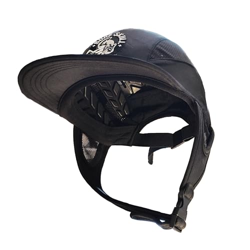 Surf Skull Baseball Style Surf-Helmet, Low Profile Black