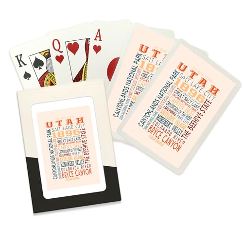 Lantern Press Utah, 52 Naipes Póker para Adultos