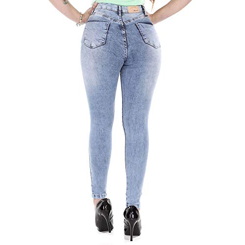 Calça jeans feminina super lipo 264876 42