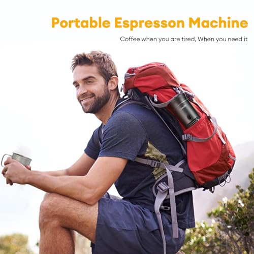 Image of 3 In 1 Portable Coffee Maker for Travel, 20 Bar Portable Espresso Machine with USB,Travel Coffee Maker Self-Heating, Compatible with Ground Coffee & Capsule for Hiking,Office,RV?Upgrade?