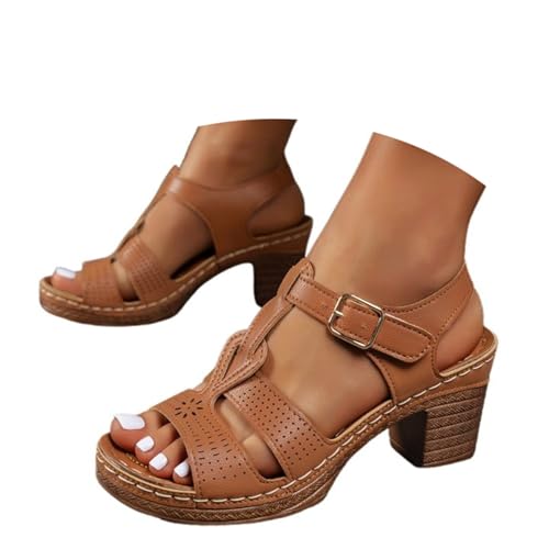 Générique Sandales Femme Talon Compensées Chaussures D Été Sandale a Escarpins Haut Chaussure Compensée Mariage Plateforme Chausson Ete Espadrilles...