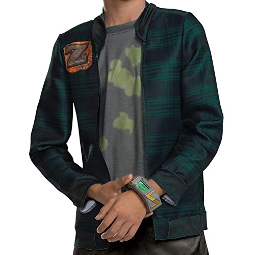 Disney Zombies Costume for Kids, Jett Unisex Kids Green Costume Outfit3