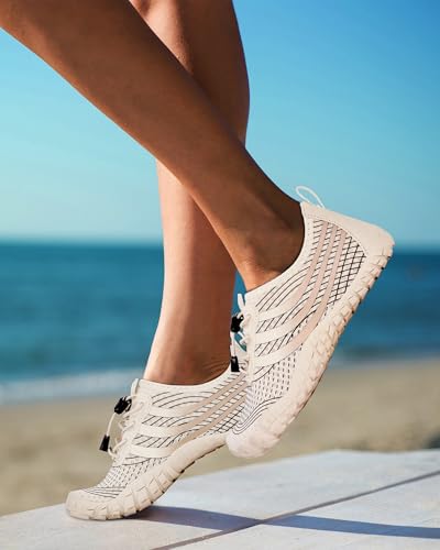 Image of Water Shoes for Women Men Quick-Dry Barefoot Shoes Breathable Aqua Socks for Swim Beach River Pool Lake Hiking Surfing Kayaking