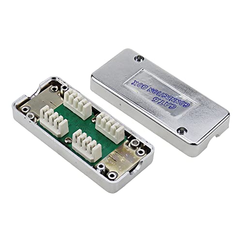 BlueXP 2 PCS Cat 6 Gigabit Inline Punchdown Krone Coupler Joiner for ...