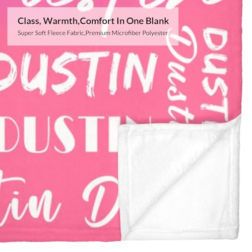 Name Blanket Personalized Name Blanket Customized Blanket with Name Text for Adult Kid Birthday Christmas Mothers Fathers Valentines Day Gift