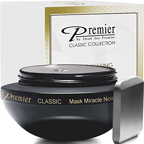 Premier Dead Sea Classic Original Miracle Noir Mask, Age Defying, Detoxifying, Hydrating, Nourishing, Exfoliating , Anti Oxidant All In One Best Mask 2.04 Fl Oz. #TOP1