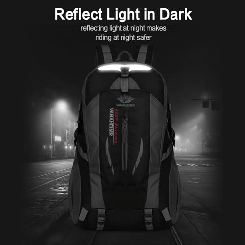 Mochila para senderismo impermeable 25L negra miniatura 6