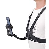 スマホ 撮影 固定 アクセサリー ビデオ撮影 アクションカメラヘッ ヘッドマウント ベルト バンド iPhone Android gopro 頭 ドマウントストラッ (F)