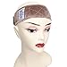 GEX Beauty Flexible Velvet Wig Grip Scarf Head Hair Band Wig Band Adjustable Fastern (Nude)