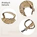 Cat Vest Harness Adjustable with Control Handle, Khaki Tactical Cat Harness and Leash Set, Soft Mesh Padding, Adjustable Straps
