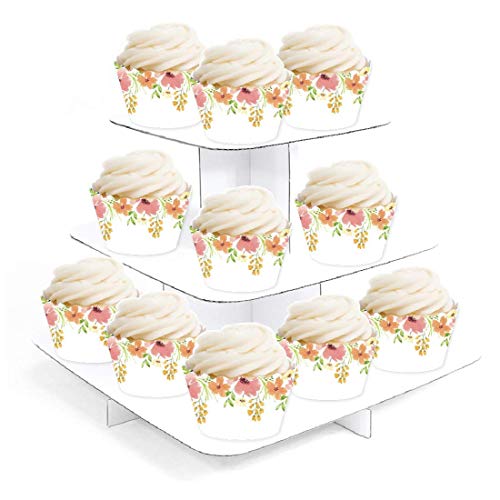 image for Andaz Press Party Cupcake Wrapper Decorations, Bohemian Vintage Pink a