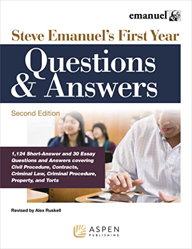 Steve Emanuel's First Year Questions and Answers (Academic Success Series)