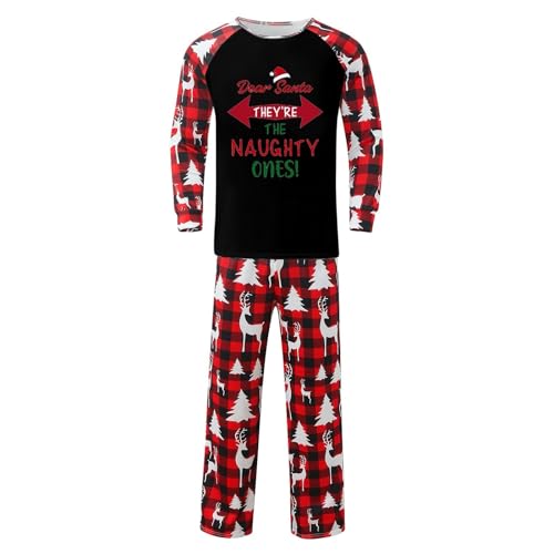 LYXSOR Pyjama Noel Famille, Noel Famille Maison, Famille Pyjamas de Noël Papa Mama, Noel(XL) – Image 4