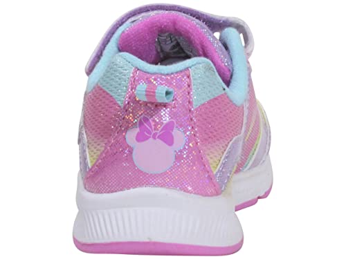 Girl's Minnie Multi Lighted Sneaker (Toddler/Little Kid) Pink Multi 10 Toddler M4