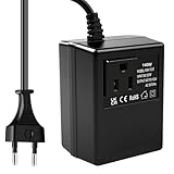 Convertitore di tensione 220V a 110V 140W adattatore trasformatore di alimentazione convertitore spina regolatore di tensione Adattatore da viaggio Presa EU