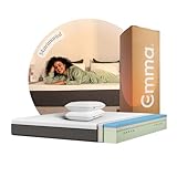 Emma Colchón Original Matrimonial 135x190 cm Memory Foam y 2 Almohadas Memory Adapt I Combo Almohadas Queen I Colchones en...