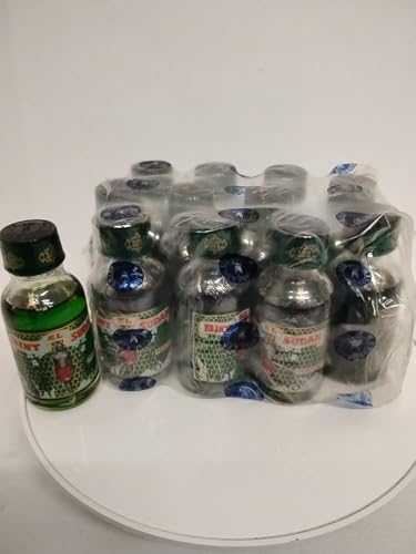 12 bottles by 18ml El Bint Sudan Oil, Travel Size Multi-Pack, 12 Bottles