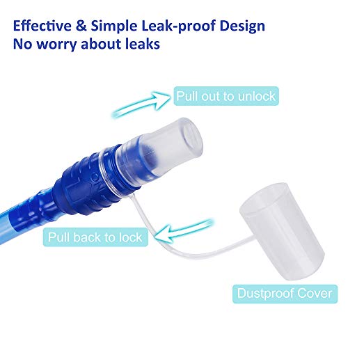 Bexiga de Hidratação, Andoer Bexiga de hidratação 2 litros Bexiga de água à prova de vazamentos Rese