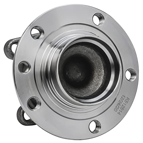 Image of Detroit Axle - FWD Rear 2pc Wheel Bearing Hubs for 2015-2017 Chrysler 200, 2014-2022 Jeep Cherokee, 2 Wheel Bearing and Hubs Assembly 2016 Replacement