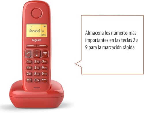 Gigaset A170 Rojo [Version Espagnole]
