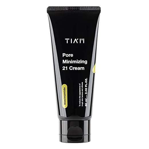 TIAM Pore Minimizing 21 Cream, Niacinamide 5%, Natural BHA 2.1%, Pore Tightening Facial Moisturizer for Combination and Oily Skin, Minimizes Large Pores, 2.02 Fl Oz