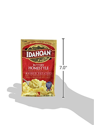 Idahoan Mashed Potatoes, Buttery Homestyle, 4 oz