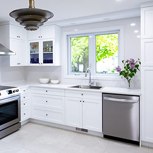 Burchain 17 X 15 Inch Drop In Kitchen Sink Top Mount Bar Sink 16 Gauge Stainless Steel Single Bowl Workstation With Sink Protector (Brushed Nickel) #TOP6