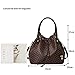 Women's Handbags PU Leather Top Handle Shoulder Bag Crossbody Shoulder Bag Design Luxury Tote Bag (White)