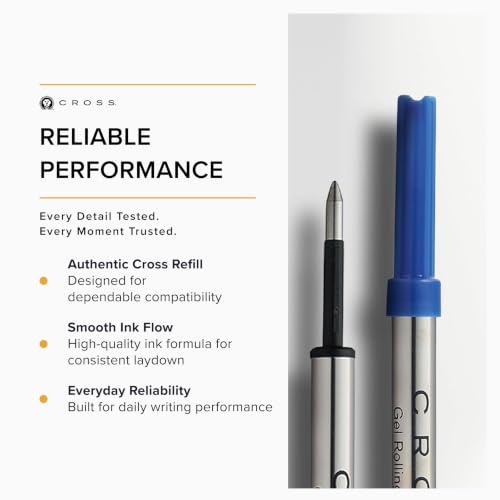 Image of Cross Selectip Gel Rollingball Pen Refill - Pack of 2, Blue