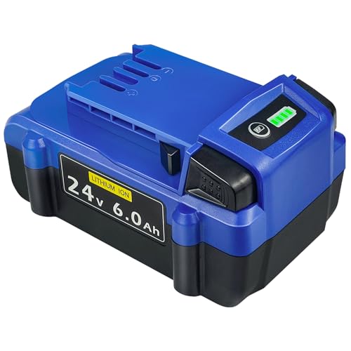 Replacement for Kobalt 24V Battery: 6.0Ah Lithium ion Replace for 24-Volt Max Battery KB624-03 KB524-03 KB424-03 KB224-03 KB124-03 Compatible with All Kobalt 24 V Cordless Power Tool