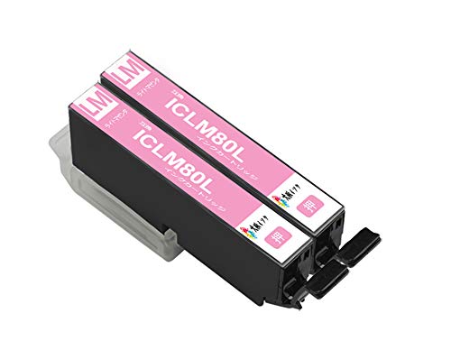 Amazon.co.jp: エプソン インクカートリッジ 80L 互換 IC6CL80L LM