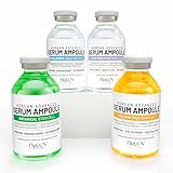 BRÜUN Advance Microneedling Korean Serum - 4 Different Booster Ampule Kit for Face and Body Including (AC + SC + SD + HY Control Serums) – Use with or without Dr Pen
