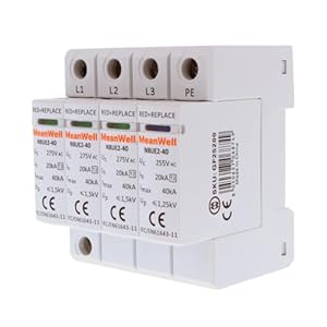 Mean Well NBU82-40 Ogranicznik Przepięć 4 Moduły