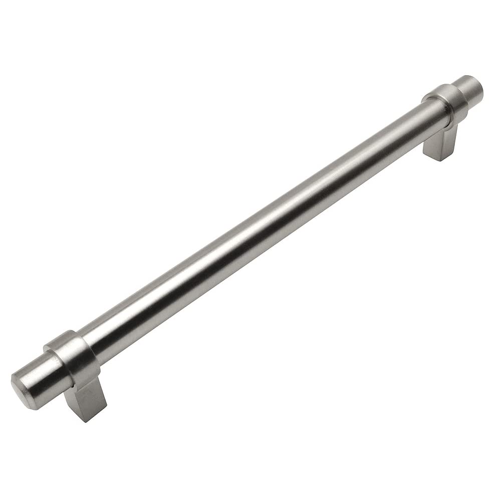 Cosmas® 161-192SN Satin Nickel Contemporary Bar Cabinet Handle Pull - 7-1/2" (192mm) Hole Centers