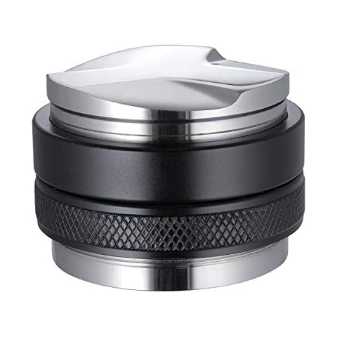 51mm Espresso Tamper and Distributor, MATOW Dual Head Coffee Leveler Compatible with Delonghi 51mm Portafilter, Adjustable Depth-Professional Espresso Hand Tampers Cover